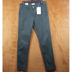 NN07 Pants Mens Size 30x32 Green Chino Straight Slim Fit MARCO in Dark Army $220